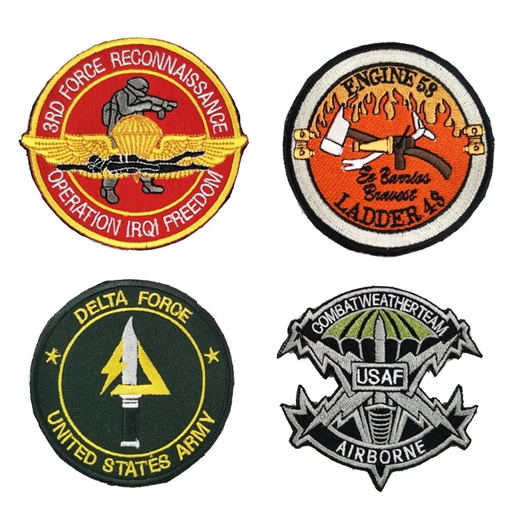 Sample Customization Twill Embroidery Patches /Embroidery Patch with Custom Logo